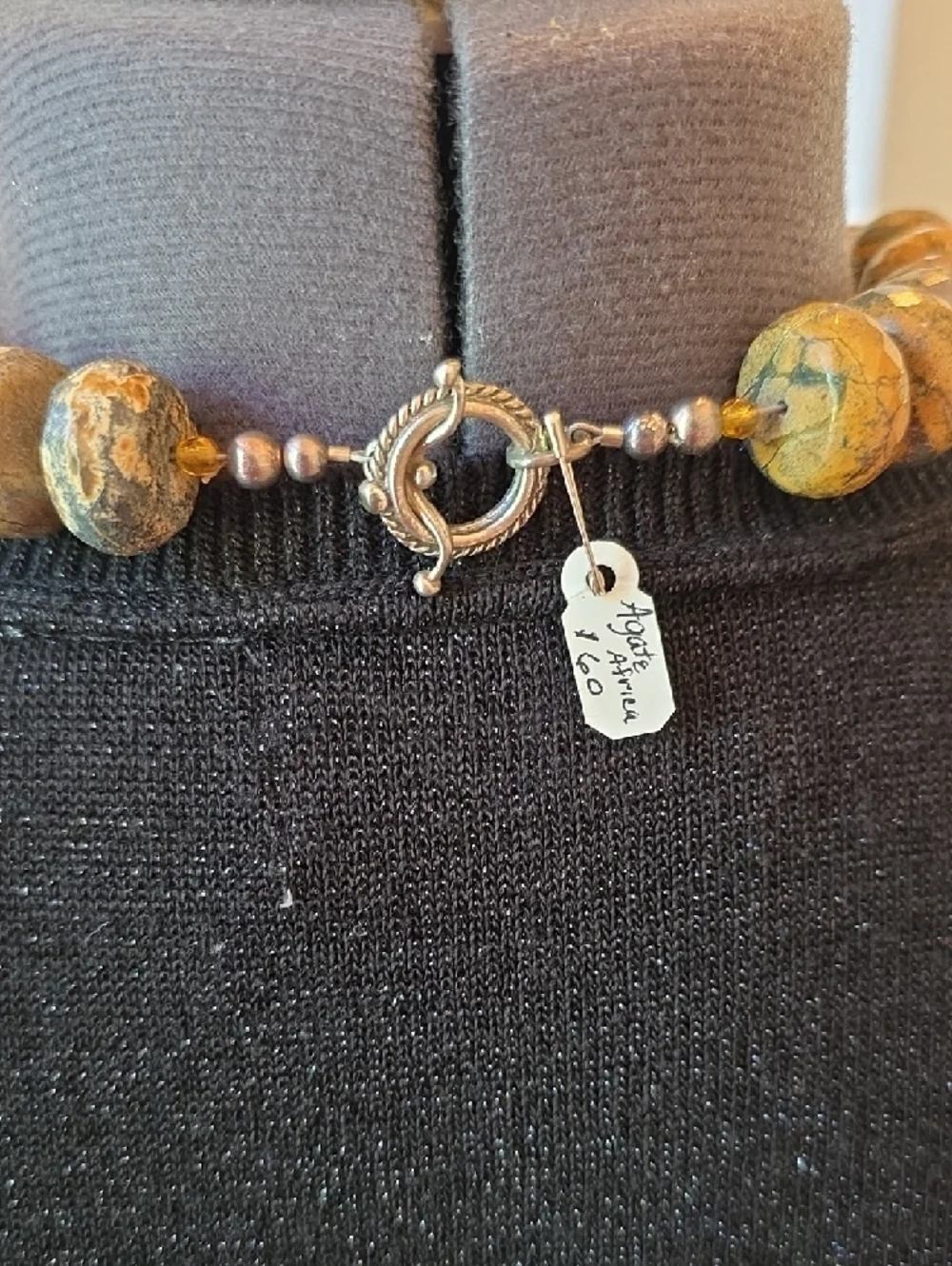 Agate Stone Chunky Necklace